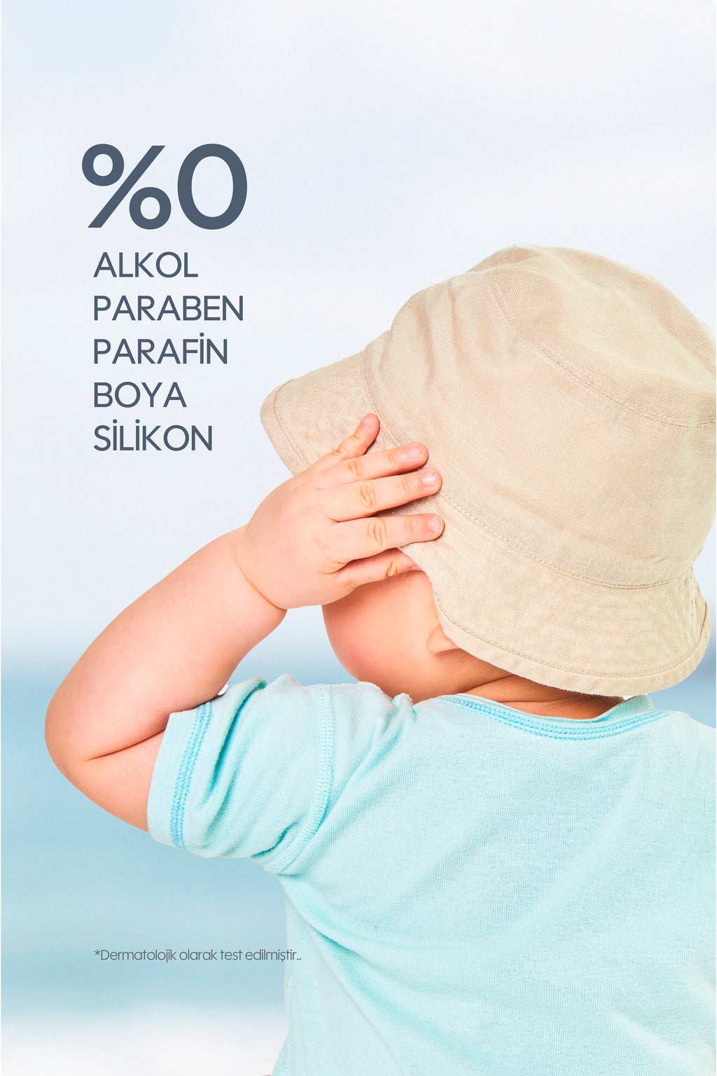 SPF50+ Çocuk Güneş Kremi 150ml | Yüksek UVA/UVB & Suya dayanıklı