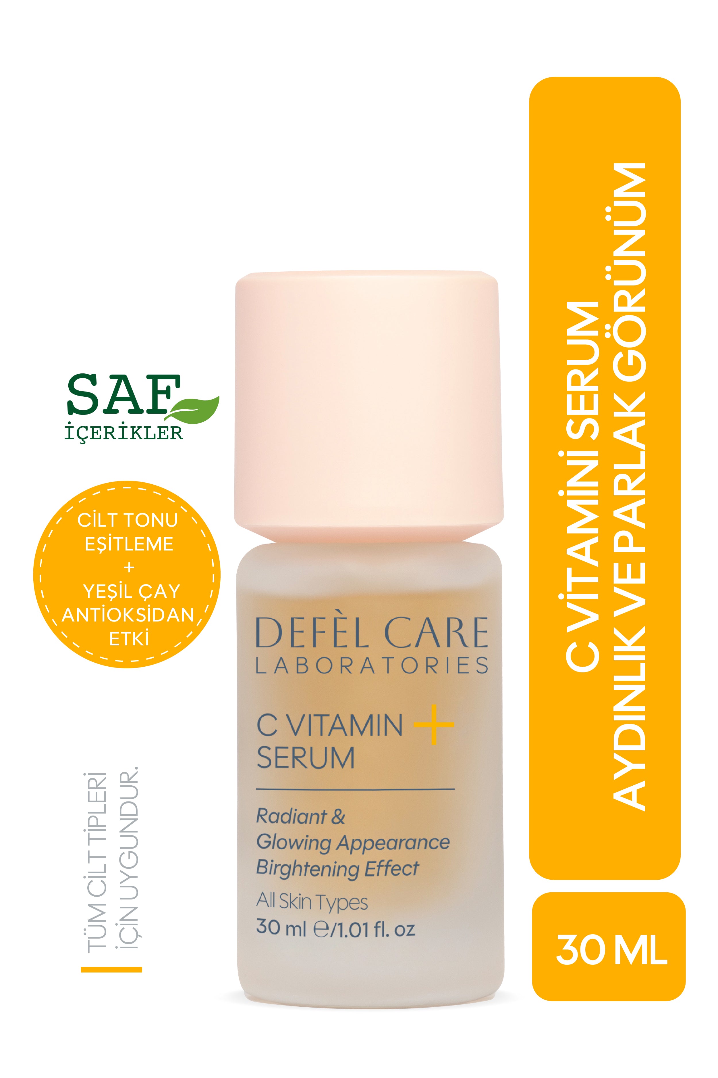 C Vitamini Serum 30 ml | Aydınlatıcı ve Cilt Tonu Eşitleyici Bakım