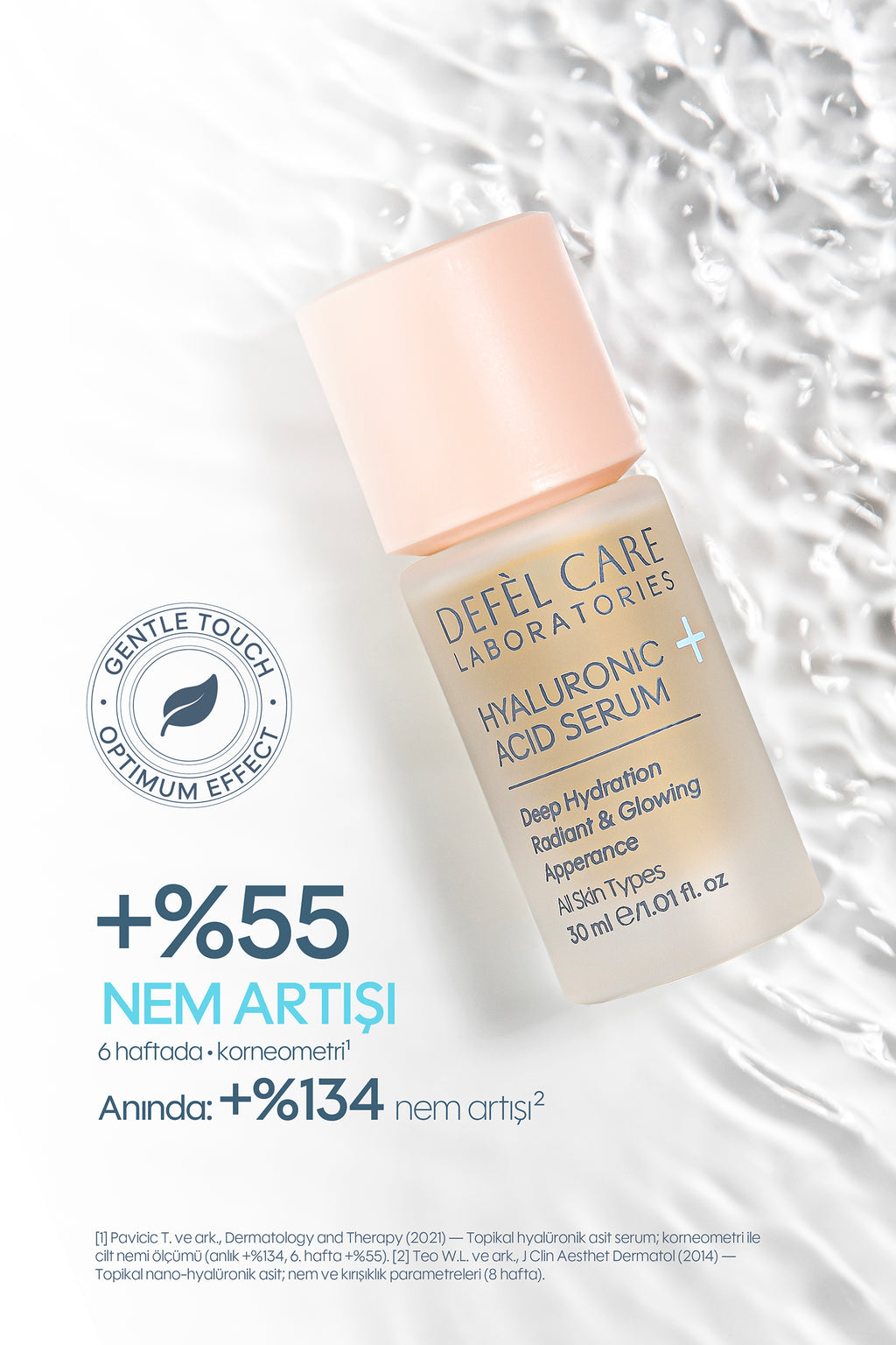 Hyaluronik Asit Serum 30 ml | Yoğun Nem Desteği & Dolgun Görünüm