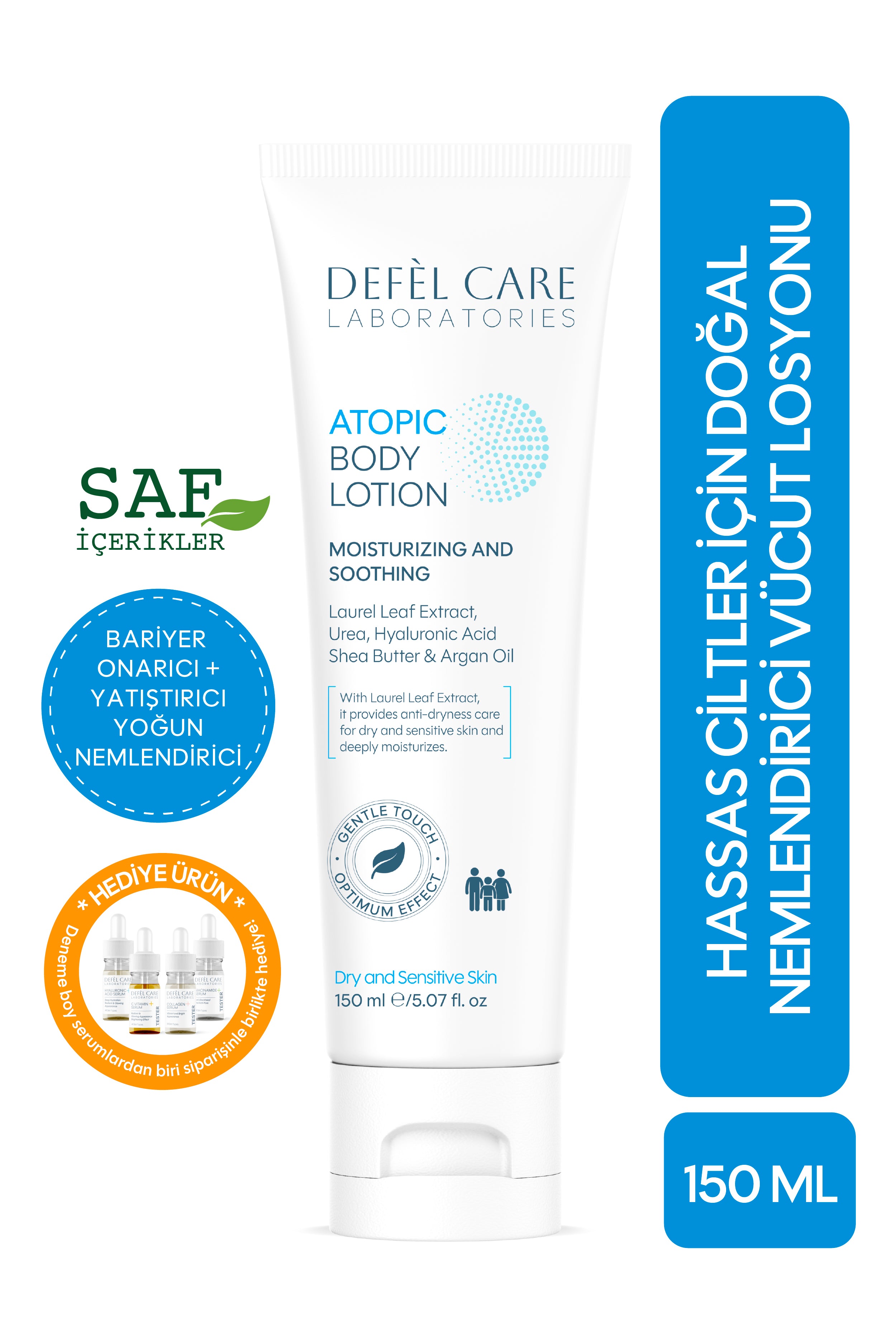 Atopik Vücut Losyonu 150 ml | Yoğun Nemlendirme & Bariyer Desteği