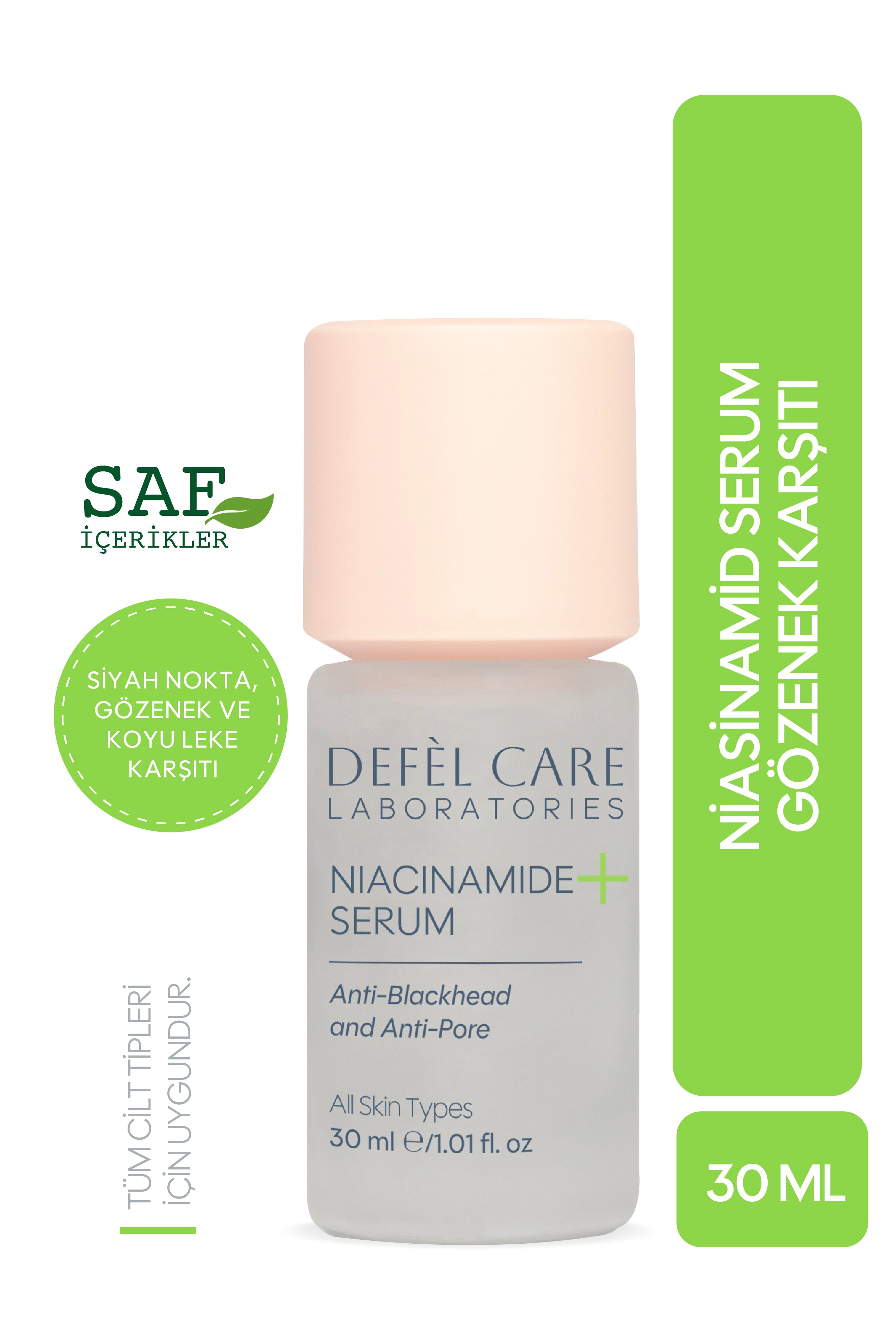 Niasinamid Serum 30 ml | Gözenek & Siyah Nokta Karşıtı