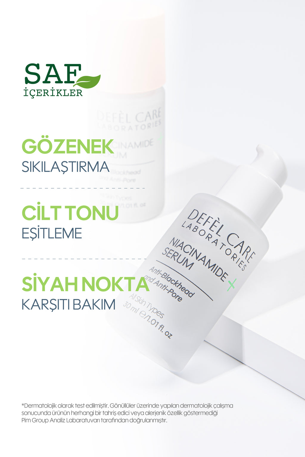 Niasinamid Serum 30 ml | Gözenek & Siyah Nokta Karşıtı