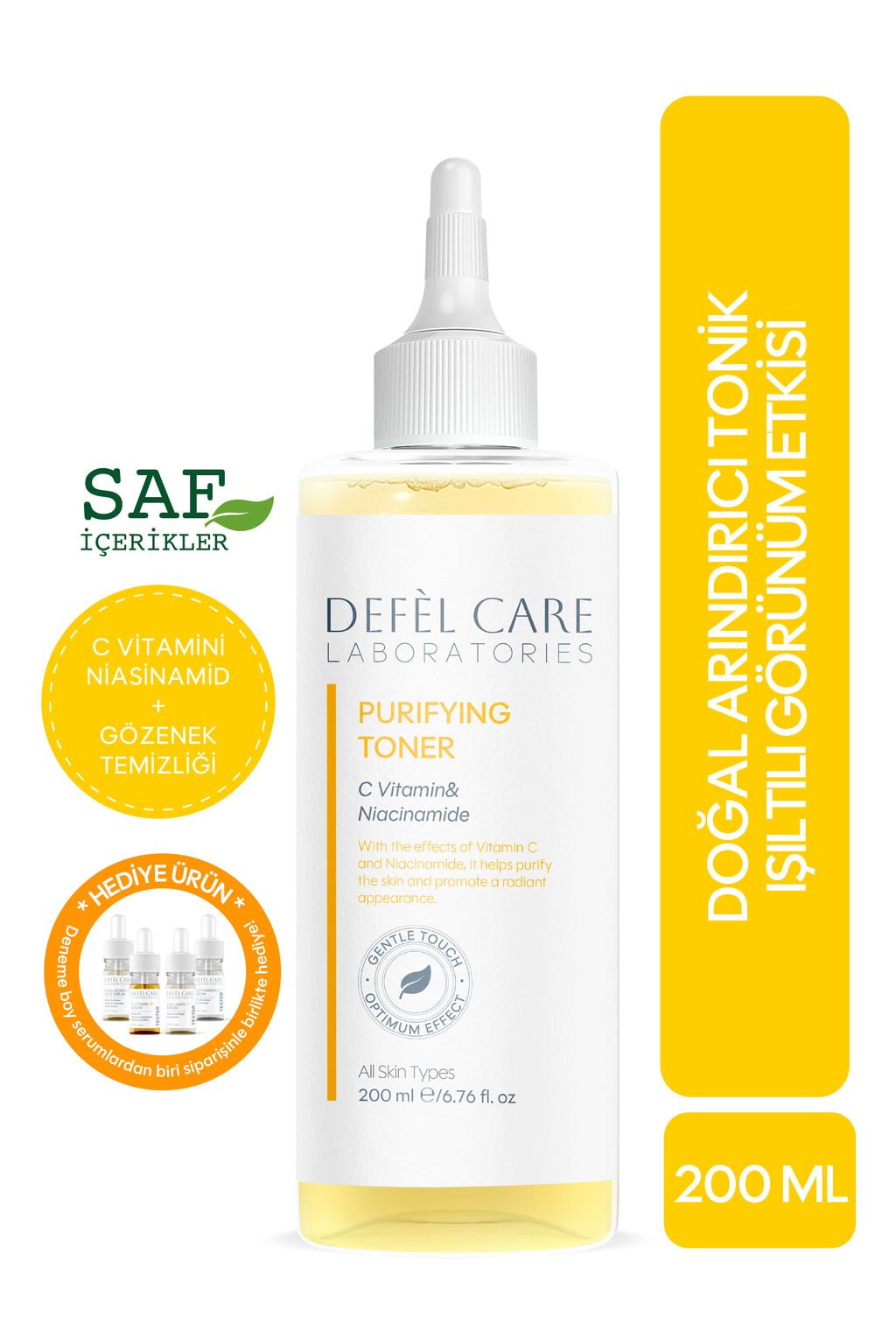 Arındırıcı Tonik 200 ml | Gözenek Temizliği & Işıltılı Görünüm