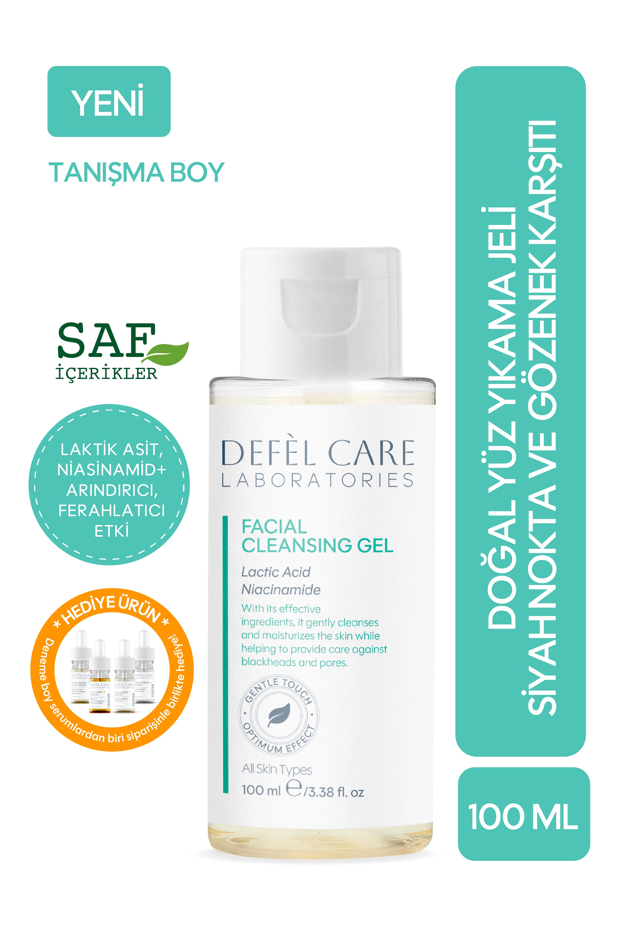 Yüz Yıkama Jeli 100 ml | Siyah Nokta & Gözenek Bakımı