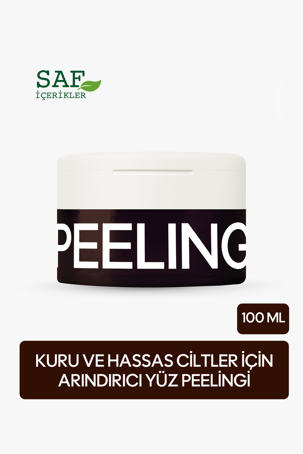 Arındırıcı Yüz Peelingi 100 ml – Kuru ve Hassas Ciltler