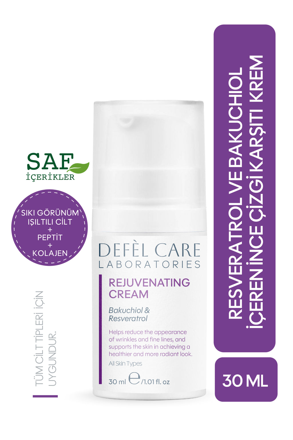 Rejuvenating Cream 30 ml - Tüm Cilt Tipleri – Nemlendirici & Cilt Bariyeri