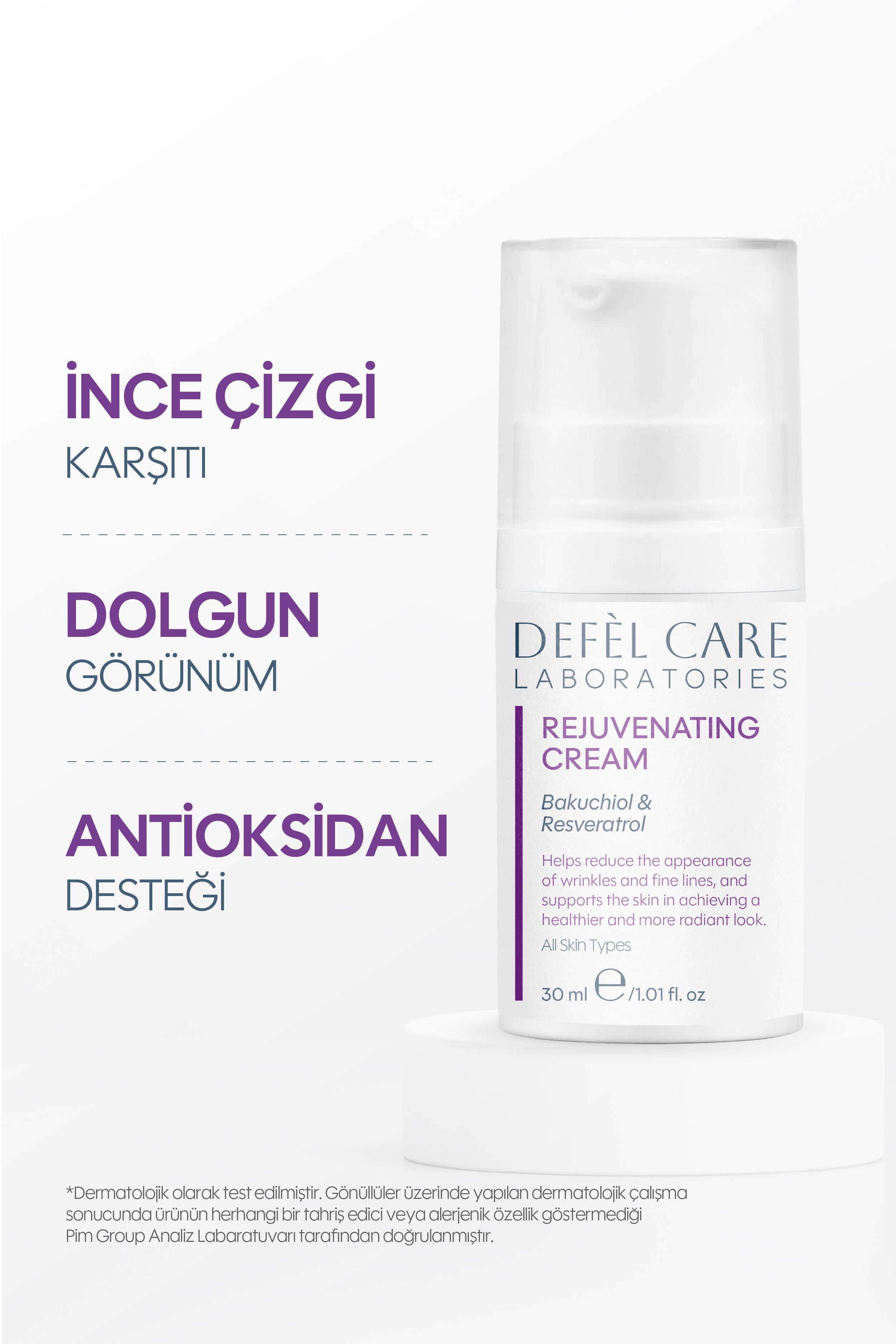 Rejuvenating Cream 30 ml - Tüm Cilt Tipleri – Nemlendirici & Cilt Bariyeri