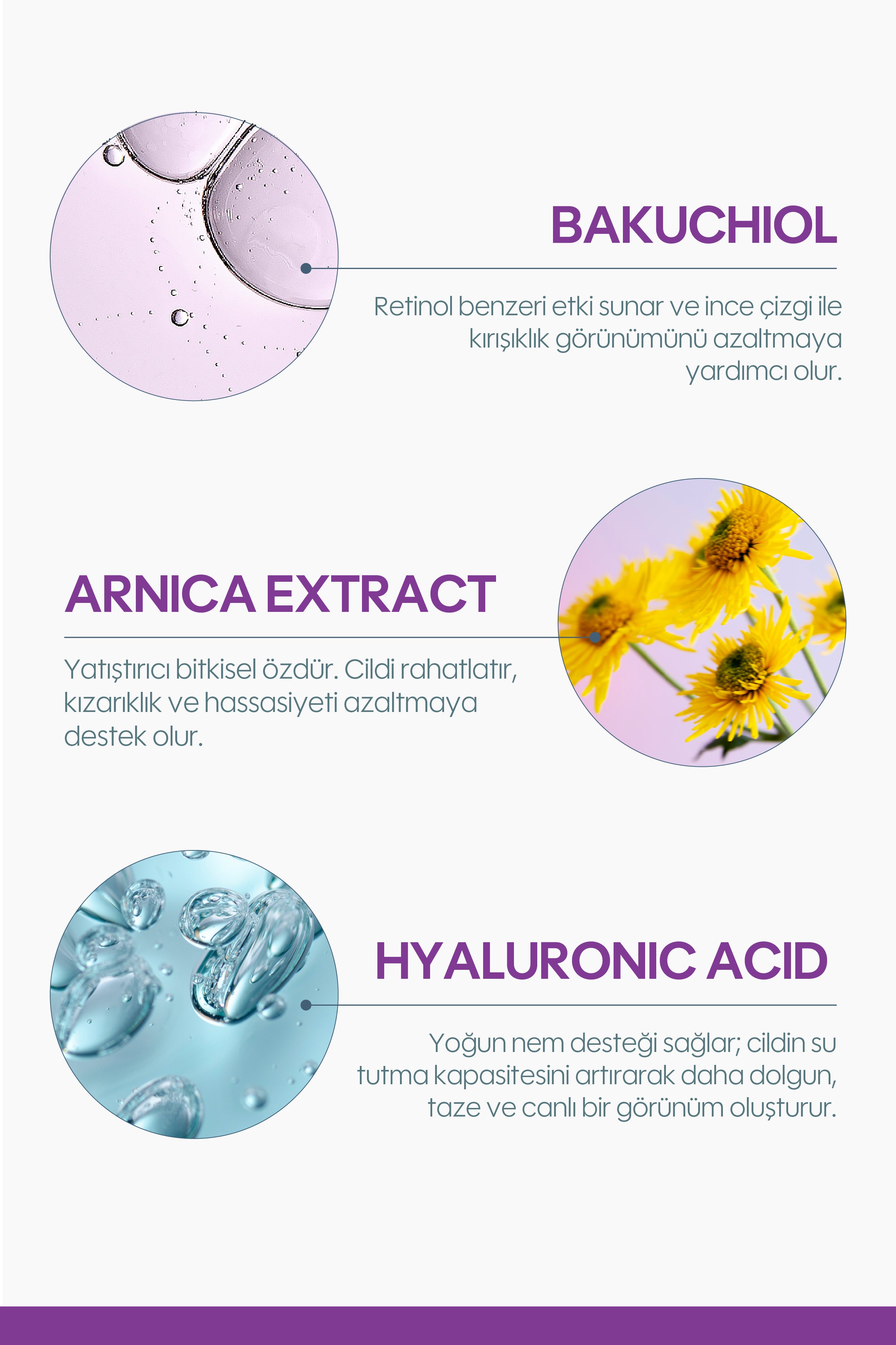 Glow Effect Toner 50 ml – Tüm Cilt Tipleri - Arnika Ekstraktı, Bakuchiol & Hyaluronik Asit