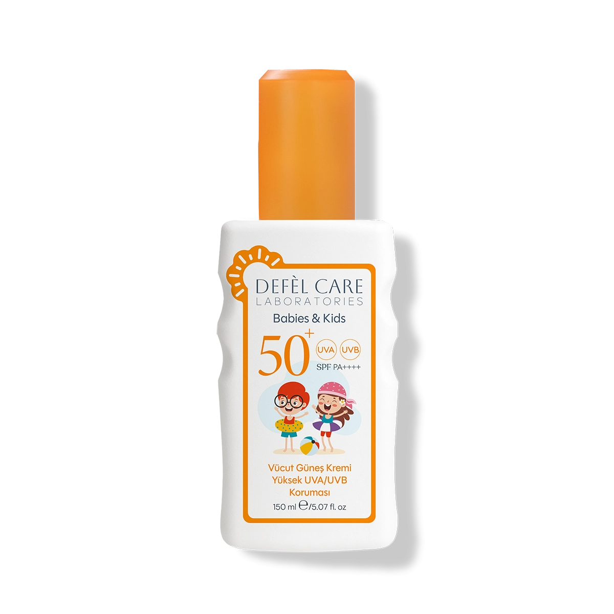 Defel Care 50 SPF Çocuk Vücut Güneş Kremi